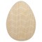 Easter Egg Unfinished Wood Shape Piece Cutout for DIY Craft Projects